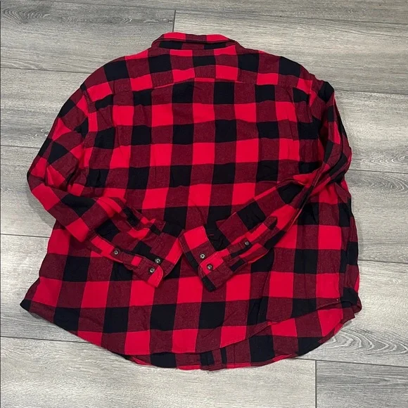 Sonoma Red and Black Buffalo Plaid Button-Up Shirt size 2x B - Picture 4 of 4